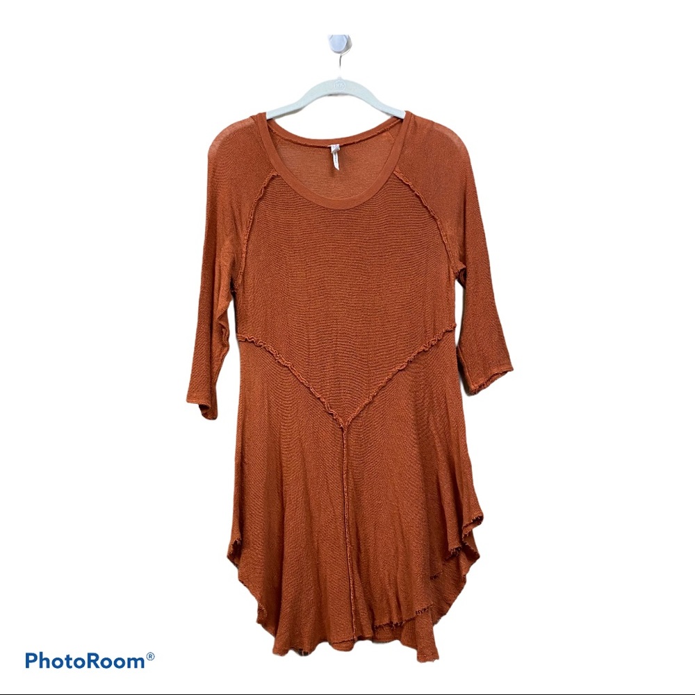 Intimately free people brown weekend layering top - Picture 2 of 6